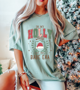 HOLLY JOLLY BABE TEE (COMFORT COLORS)